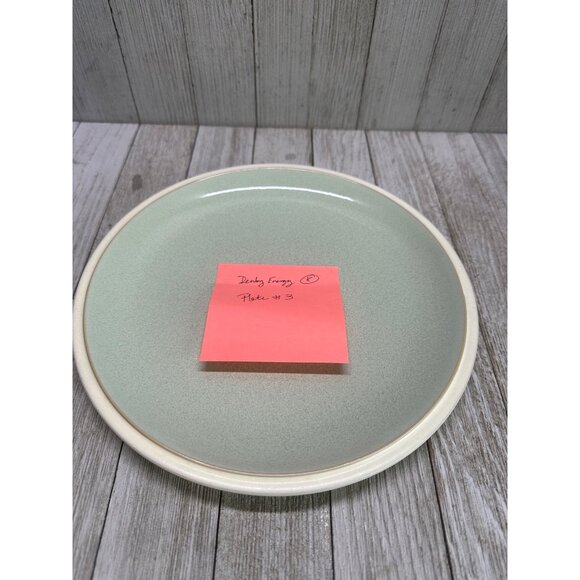Vtg Denby Energy 9" DIA Plate Celadon Cream Stoneware England Retired K - Picture 6 of 6